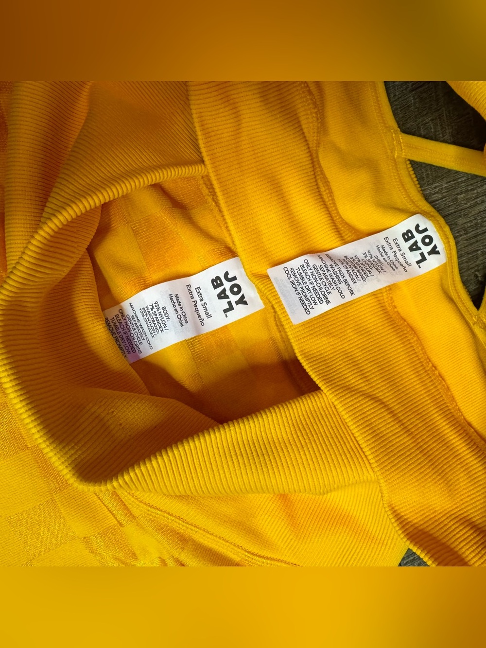 JoyLab Women’s Set Bundle Lot (pink bodysuit, blue and yellow sets) - Picture 8 of 8